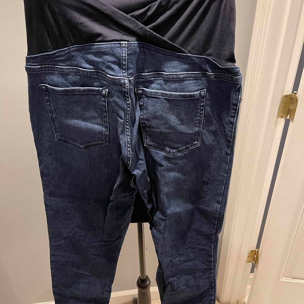 Three maternity jeans